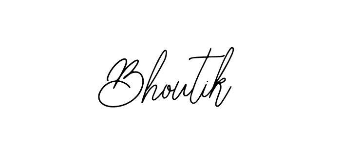 How to make Bhoutik name signature. Use Bearetta-2O07w style for creating short signs online. This is the latest handwritten sign. Bhoutik signature style 12 images and pictures png