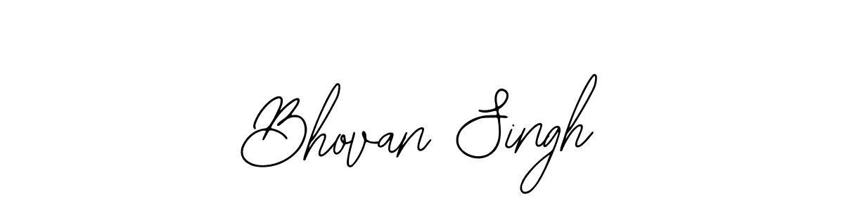 Design your own signature with our free online signature maker. With this signature software, you can create a handwritten (Bearetta-2O07w) signature for name Bhovan Singh. Bhovan Singh signature style 12 images and pictures png