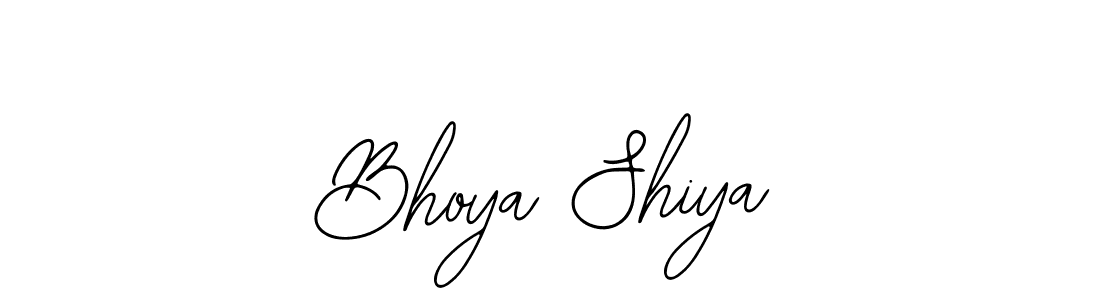 Use a signature maker to create a handwritten signature online. With this signature software, you can design (Bearetta-2O07w) your own signature for name Bhoya Shiya. Bhoya Shiya signature style 12 images and pictures png