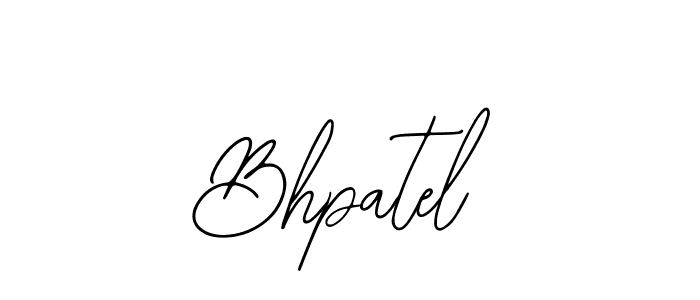 Bhpatel stylish signature style. Best Handwritten Sign (Bearetta-2O07w) for my name. Handwritten Signature Collection Ideas for my name Bhpatel. Bhpatel signature style 12 images and pictures png