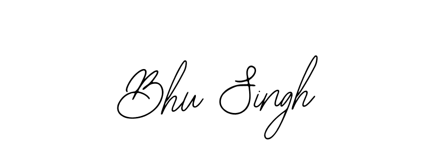 Use a signature maker to create a handwritten signature online. With this signature software, you can design (Bearetta-2O07w) your own signature for name Bhu Singh. Bhu Singh signature style 12 images and pictures png