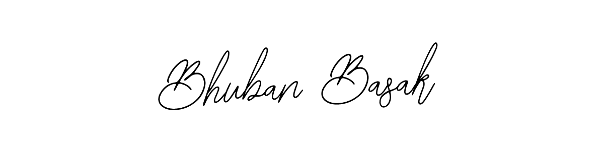 The best way (Bearetta-2O07w) to make a short signature is to pick only two or three words in your name. The name Bhuban Basak include a total of six letters. For converting this name. Bhuban Basak signature style 12 images and pictures png