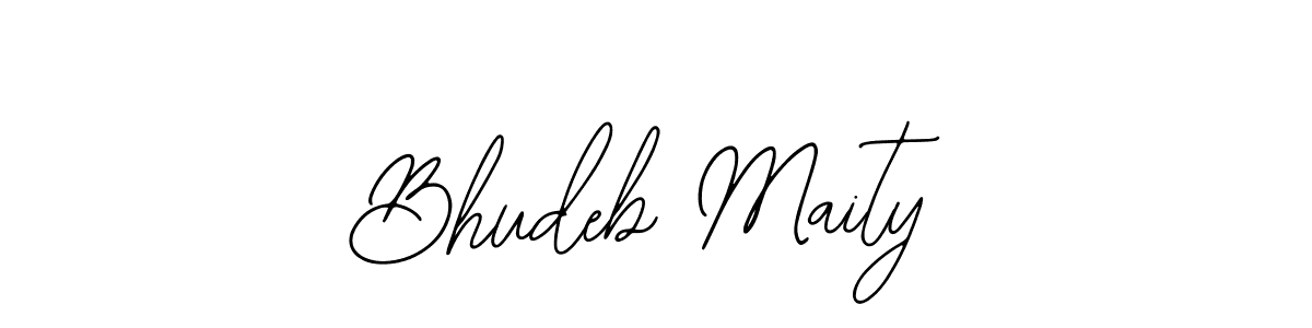 Design your own signature with our free online signature maker. With this signature software, you can create a handwritten (Bearetta-2O07w) signature for name Bhudeb Maity. Bhudeb Maity signature style 12 images and pictures png