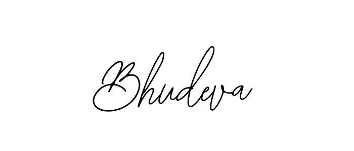 Also we have Bhudeva name is the best signature style. Create professional handwritten signature collection using Bearetta-2O07w autograph style. Bhudeva signature style 12 images and pictures png