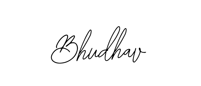 Use a signature maker to create a handwritten signature online. With this signature software, you can design (Bearetta-2O07w) your own signature for name Bhudhav. Bhudhav signature style 12 images and pictures png