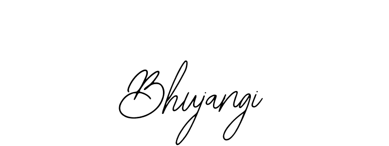 How to make Bhujangi name signature. Use Bearetta-2O07w style for creating short signs online. This is the latest handwritten sign. Bhujangi signature style 12 images and pictures png