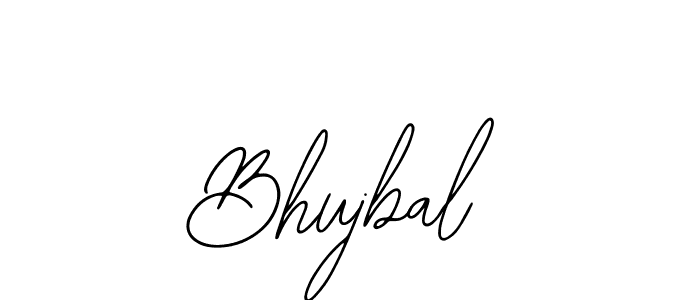 Use a signature maker to create a handwritten signature online. With this signature software, you can design (Bearetta-2O07w) your own signature for name Bhujbal. Bhujbal signature style 12 images and pictures png