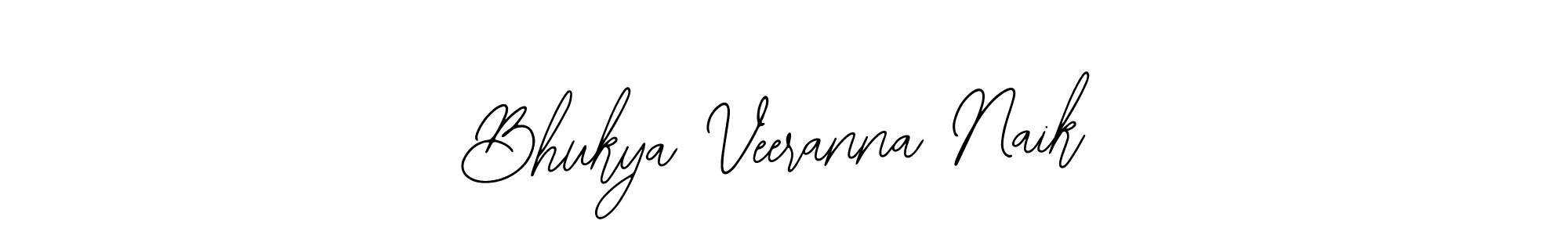 Design your own signature with our free online signature maker. With this signature software, you can create a handwritten (Bearetta-2O07w) signature for name Bhukya Veeranna Naik. Bhukya Veeranna Naik signature style 12 images and pictures png