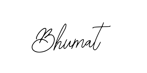 Bhumat stylish signature style. Best Handwritten Sign (Bearetta-2O07w) for my name. Handwritten Signature Collection Ideas for my name Bhumat. Bhumat signature style 12 images and pictures png
