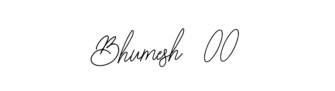 Use a signature maker to create a handwritten signature online. With this signature software, you can design (Bearetta-2O07w) your own signature for name Bhumesh  00. Bhumesh  00 signature style 12 images and pictures png