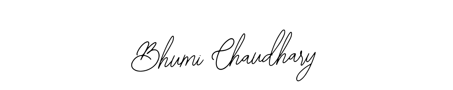 Design your own signature with our free online signature maker. With this signature software, you can create a handwritten (Bearetta-2O07w) signature for name Bhumi Chaudhary. Bhumi Chaudhary signature style 12 images and pictures png