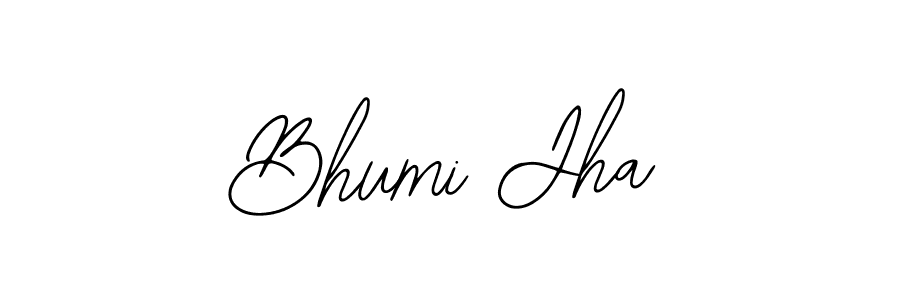 Create a beautiful signature design for name Bhumi Jha. With this signature (Bearetta-2O07w) fonts, you can make a handwritten signature for free. Bhumi Jha signature style 12 images and pictures png