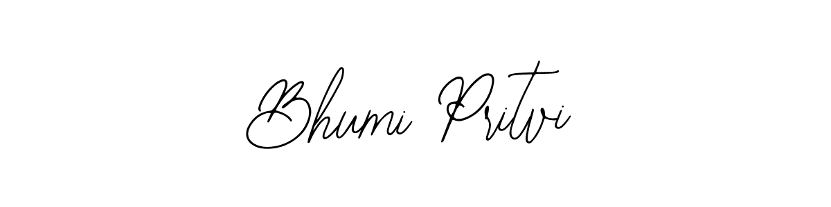 Create a beautiful signature design for name Bhumi Pritvi. With this signature (Bearetta-2O07w) fonts, you can make a handwritten signature for free. Bhumi Pritvi signature style 12 images and pictures png