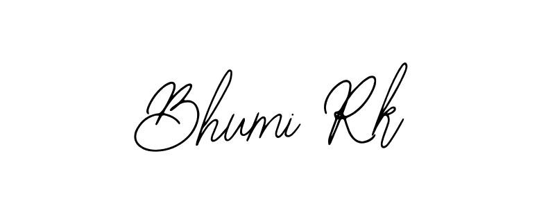 Bhumi Rk stylish signature style. Best Handwritten Sign (Bearetta-2O07w) for my name. Handwritten Signature Collection Ideas for my name Bhumi Rk. Bhumi Rk signature style 12 images and pictures png