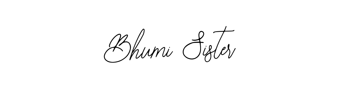 Make a beautiful signature design for name Bhumi Sister. With this signature (Bearetta-2O07w) style, you can create a handwritten signature for free. Bhumi Sister signature style 12 images and pictures png