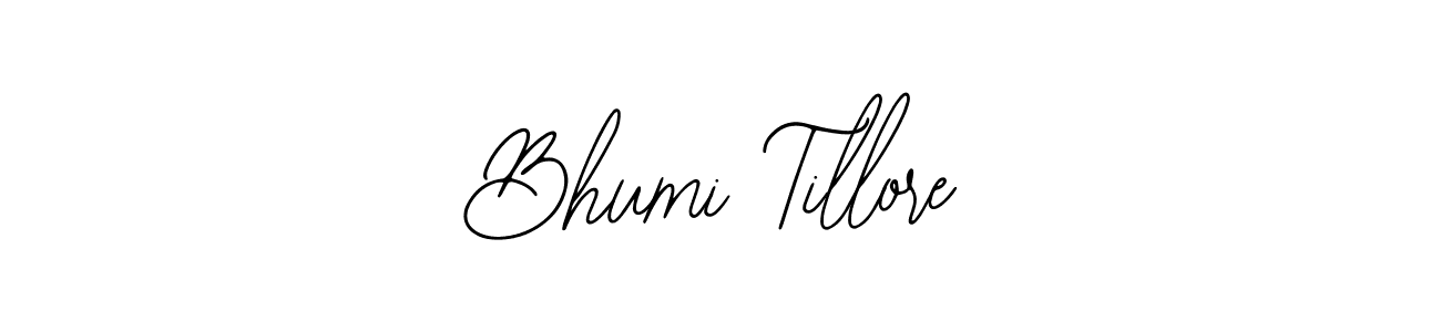 Make a beautiful signature design for name Bhumi Tillore. Use this online signature maker to create a handwritten signature for free. Bhumi Tillore signature style 12 images and pictures png