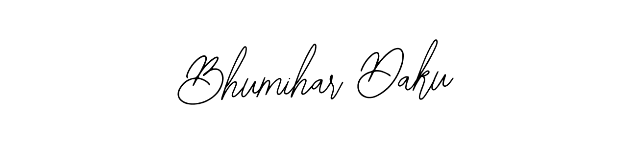 How to make Bhumihar Daku name signature. Use Bearetta-2O07w style for creating short signs online. This is the latest handwritten sign. Bhumihar Daku signature style 12 images and pictures png