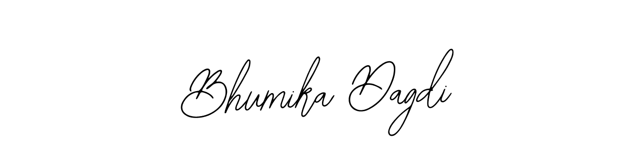 Bearetta-2O07w is a professional signature style that is perfect for those who want to add a touch of class to their signature. It is also a great choice for those who want to make their signature more unique. Get Bhumika Dagdi name to fancy signature for free. Bhumika Dagdi signature style 12 images and pictures png