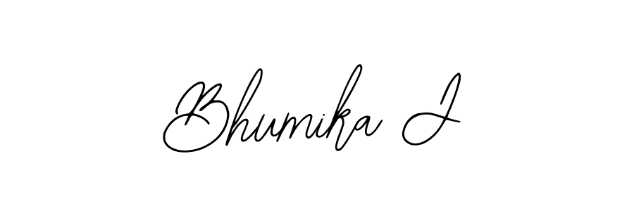 Make a beautiful signature design for name Bhumika J. With this signature (Bearetta-2O07w) style, you can create a handwritten signature for free. Bhumika J signature style 12 images and pictures png