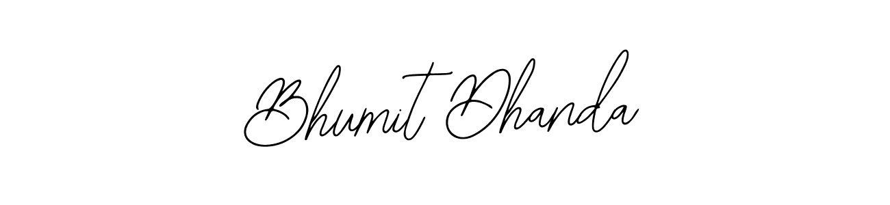 How to Draw Bhumit Dhanda signature style? Bearetta-2O07w is a latest design signature styles for name Bhumit Dhanda. Bhumit Dhanda signature style 12 images and pictures png