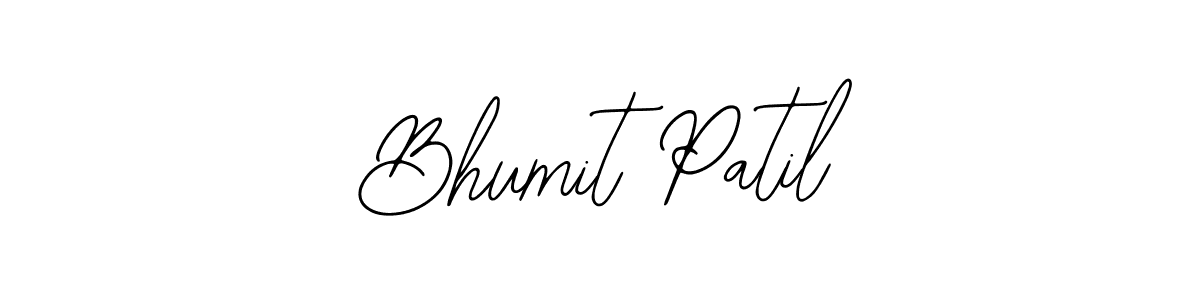 Make a beautiful signature design for name Bhumit Patil. With this signature (Bearetta-2O07w) style, you can create a handwritten signature for free. Bhumit Patil signature style 12 images and pictures png
