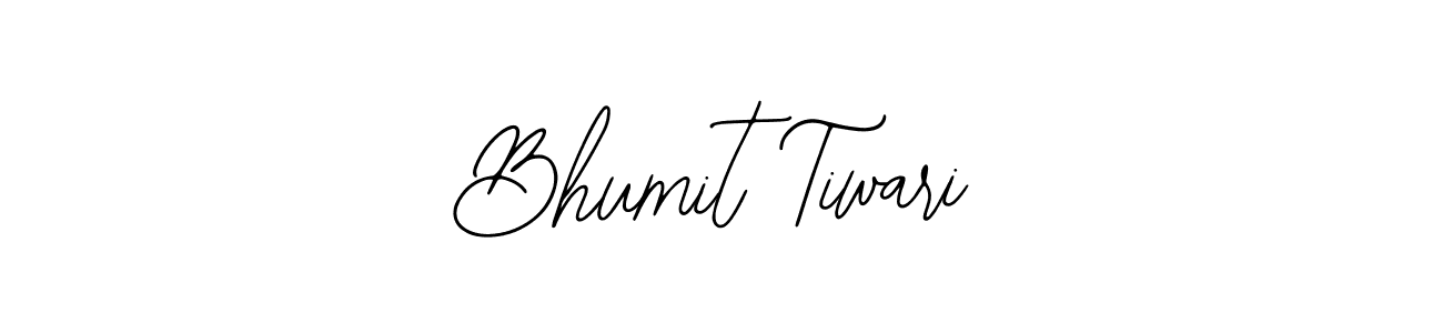 Design your own signature with our free online signature maker. With this signature software, you can create a handwritten (Bearetta-2O07w) signature for name Bhumit Tiwari. Bhumit Tiwari signature style 12 images and pictures png