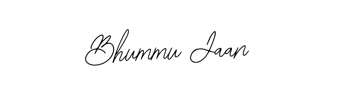 Design your own signature with our free online signature maker. With this signature software, you can create a handwritten (Bearetta-2O07w) signature for name Bhummu Jaan. Bhummu Jaan signature style 12 images and pictures png