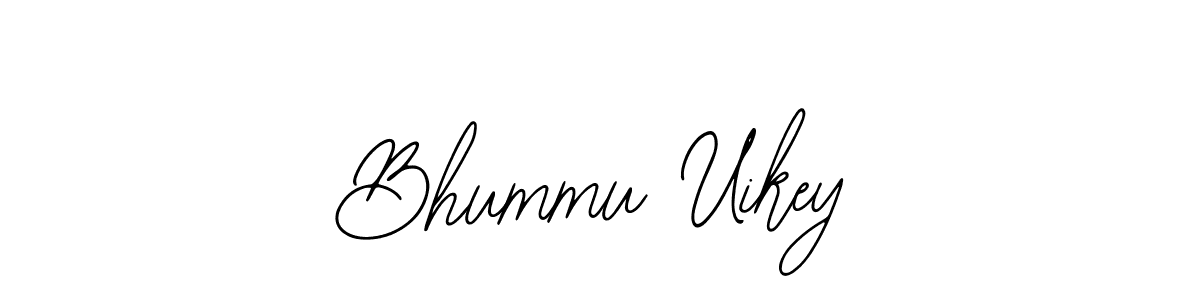 The best way (Bearetta-2O07w) to make a short signature is to pick only two or three words in your name. The name Bhummu Uikey include a total of six letters. For converting this name. Bhummu Uikey signature style 12 images and pictures png