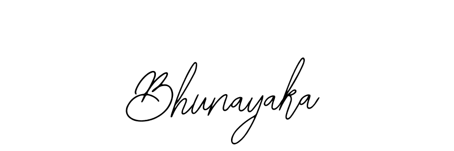 Also we have Bhunayaka name is the best signature style. Create professional handwritten signature collection using Bearetta-2O07w autograph style. Bhunayaka signature style 12 images and pictures png