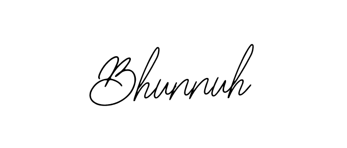 It looks lik you need a new signature style for name Bhunnuh. Design unique handwritten (Bearetta-2O07w) signature with our free signature maker in just a few clicks. Bhunnuh signature style 12 images and pictures png