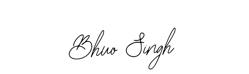 You should practise on your own different ways (Bearetta-2O07w) to write your name (Bhuo Singh) in signature. don't let someone else do it for you. Bhuo Singh signature style 12 images and pictures png