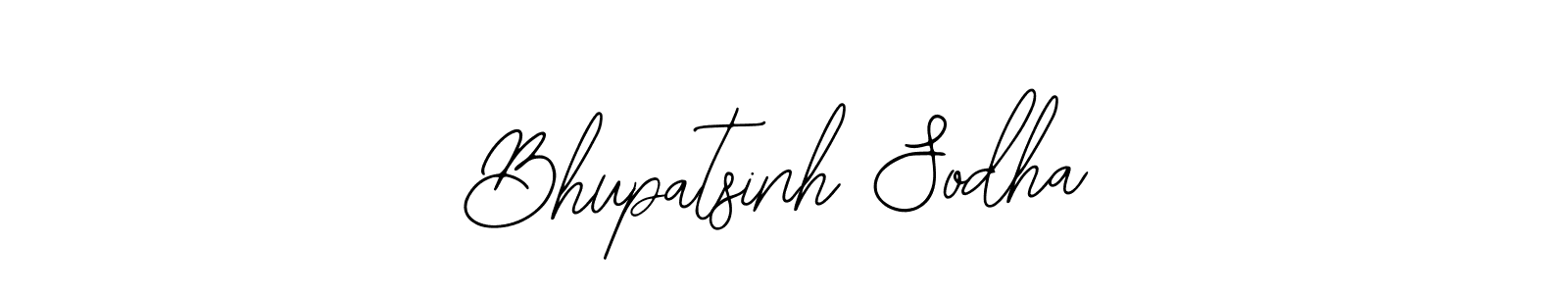 Use a signature maker to create a handwritten signature online. With this signature software, you can design (Bearetta-2O07w) your own signature for name Bhupatsinh Sodha. Bhupatsinh Sodha signature style 12 images and pictures png