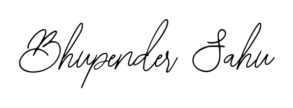 Enhance your business communications with Bhupender Sahu signature in Bearetta-2O07w lettering. Clean, modern, and universally compatible. Bhupender Sahu signature style 12 images and pictures png