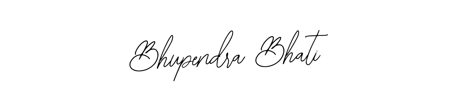 Use a signature maker to create a handwritten signature online. With this signature software, you can design (Bearetta-2O07w) your own signature for name Bhupendra Bhati. Bhupendra Bhati signature style 12 images and pictures png