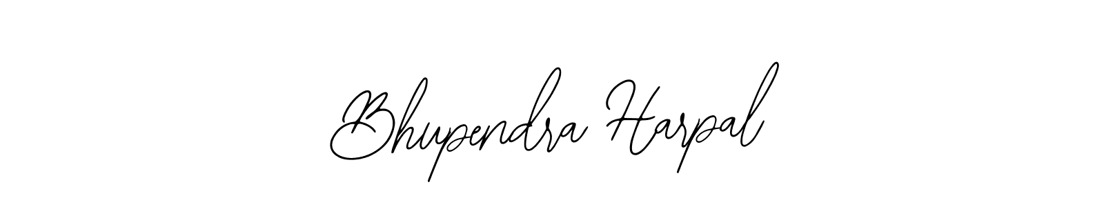 The best way (Bearetta-2O07w) to make a short signature is to pick only two or three words in your name. The name Bhupendra Harpal include a total of six letters. For converting this name. Bhupendra Harpal signature style 12 images and pictures png