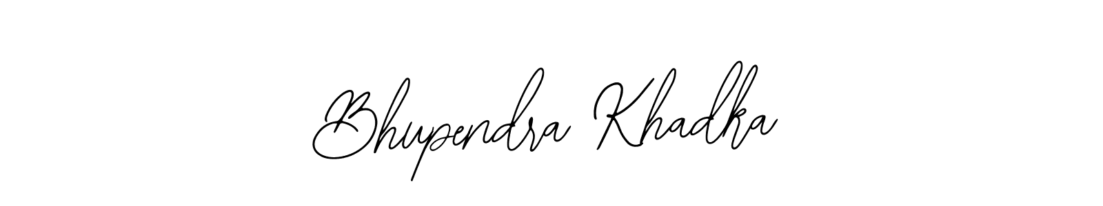 The best way (Bearetta-2O07w) to make a short signature is to pick only two or three words in your name. The name Bhupendra Khadka include a total of six letters. For converting this name. Bhupendra Khadka signature style 12 images and pictures png
