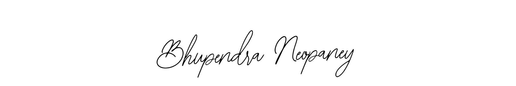 How to make Bhupendra Neopaney name signature. Use Bearetta-2O07w style for creating short signs online. This is the latest handwritten sign. Bhupendra Neopaney signature style 12 images and pictures png