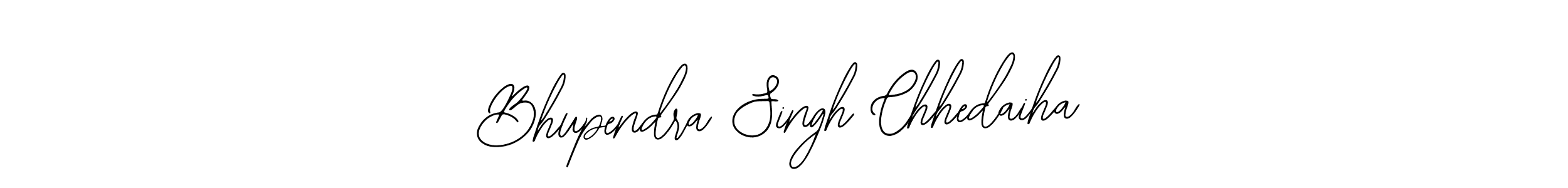 How to make Bhupendra Singh Chhedaiha signature? Bearetta-2O07w is a professional autograph style. Create handwritten signature for Bhupendra Singh Chhedaiha name. Bhupendra Singh Chhedaiha signature style 12 images and pictures png