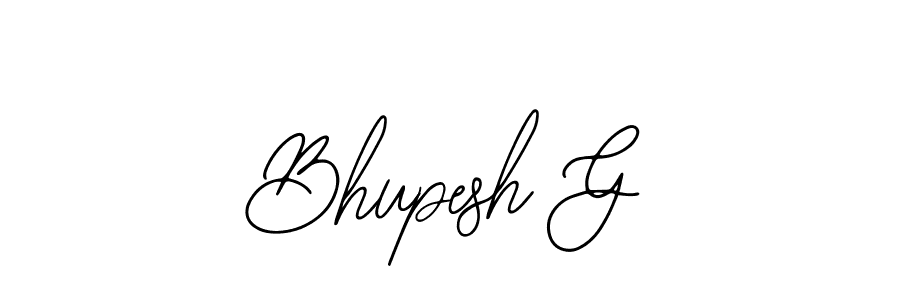 Also You can easily find your signature by using the search form. We will create Bhupesh G name handwritten signature images for you free of cost using Bearetta-2O07w sign style. Bhupesh G signature style 12 images and pictures png