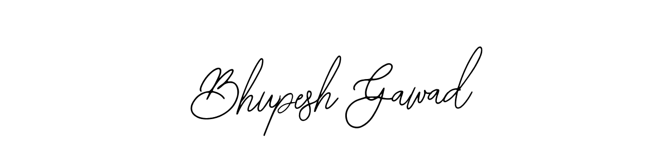Make a beautiful signature design for name Bhupesh Gawad. With this signature (Bearetta-2O07w) style, you can create a handwritten signature for free. Bhupesh Gawad signature style 12 images and pictures png
