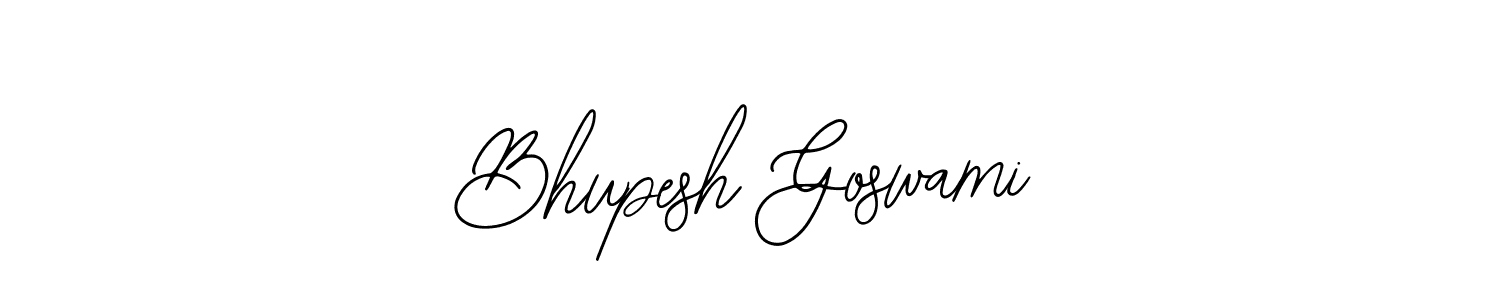 You can use this online signature creator to create a handwritten signature for the name Bhupesh Goswami. This is the best online autograph maker. Bhupesh Goswami signature style 12 images and pictures png