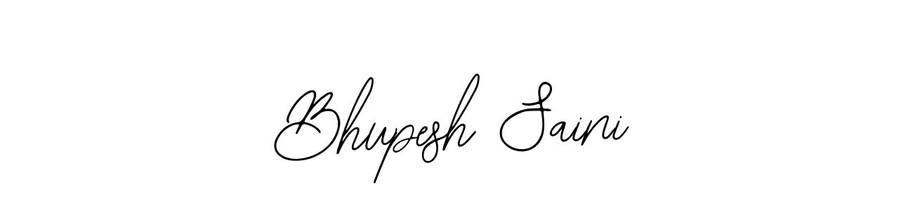 Use a signature maker to create a handwritten signature online. With this signature software, you can design (Bearetta-2O07w) your own signature for name Bhupesh Saini. Bhupesh Saini signature style 12 images and pictures png