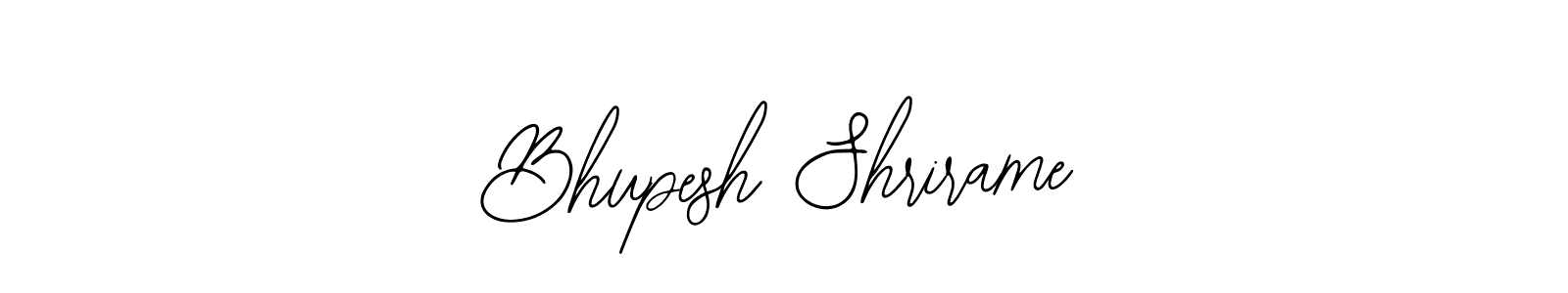 How to make Bhupesh Shrirame name signature. Use Bearetta-2O07w style for creating short signs online. This is the latest handwritten sign. Bhupesh Shrirame signature style 12 images and pictures png