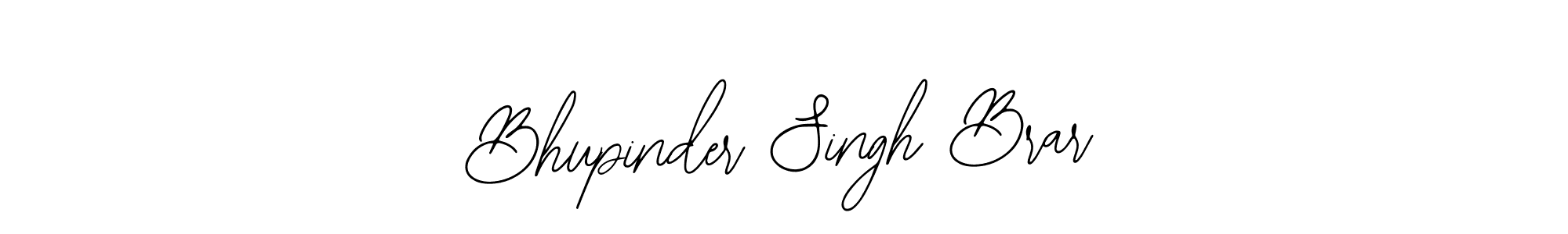 Bearetta-2O07w is a professional signature style that is perfect for those who want to add a touch of class to their signature. It is also a great choice for those who want to make their signature more unique. Get Bhupinder Singh Brar name to fancy signature for free. Bhupinder Singh Brar signature style 12 images and pictures png