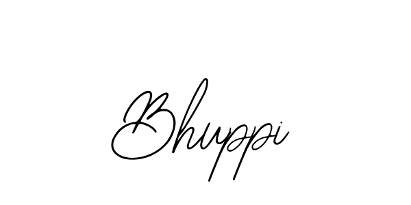 Use a signature maker to create a handwritten signature online. With this signature software, you can design (Bearetta-2O07w) your own signature for name Bhuppi. Bhuppi signature style 12 images and pictures png