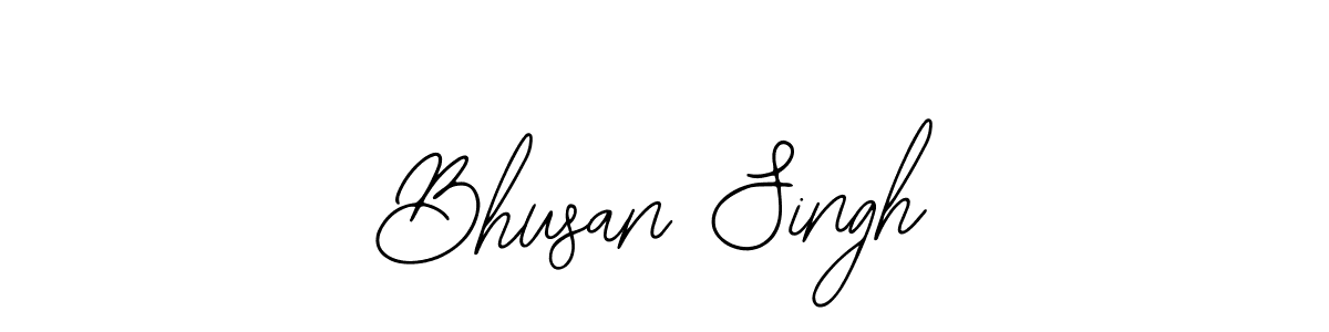 Design your own signature with our free online signature maker. With this signature software, you can create a handwritten (Bearetta-2O07w) signature for name Bhusan Singh. Bhusan Singh signature style 12 images and pictures png