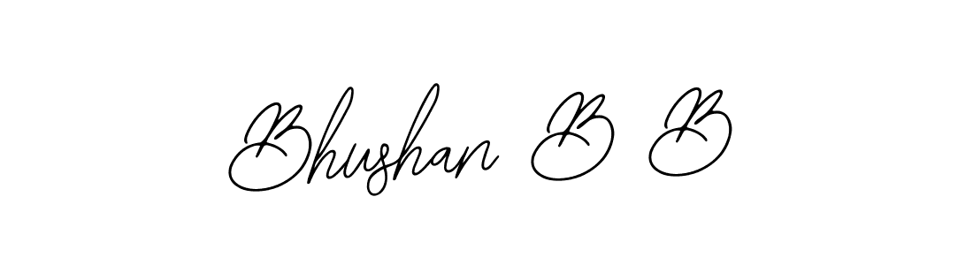 It looks lik you need a new signature style for name Bhushan B B. Design unique handwritten (Bearetta-2O07w) signature with our free signature maker in just a few clicks. Bhushan B B signature style 12 images and pictures png