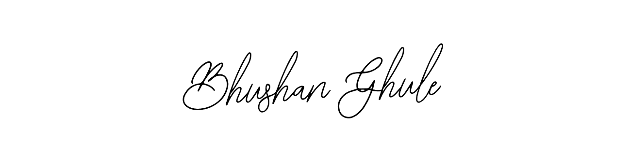 Bearetta-2O07w is a professional signature style that is perfect for those who want to add a touch of class to their signature. It is also a great choice for those who want to make their signature more unique. Get Bhushan Ghule name to fancy signature for free. Bhushan Ghule signature style 12 images and pictures png
