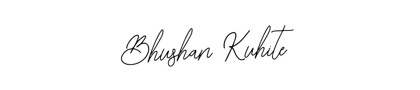 Design your own signature with our free online signature maker. With this signature software, you can create a handwritten (Bearetta-2O07w) signature for name Bhushan Kuhite. Bhushan Kuhite signature style 12 images and pictures png