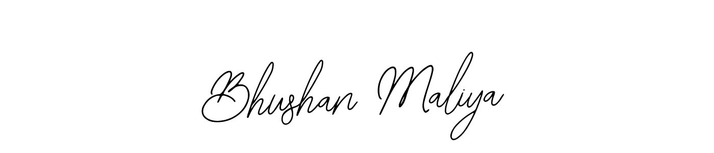 It looks lik you need a new signature style for name Bhushan Maliya. Design unique handwritten (Bearetta-2O07w) signature with our free signature maker in just a few clicks. Bhushan Maliya signature style 12 images and pictures png